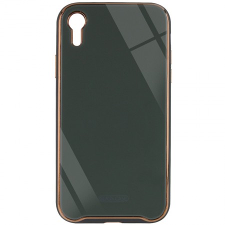 TPU+Glass чехол Venezia для Apple iPhone XR (6.1'') Зелёный (12561)
