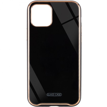 TPU+Glass чехол Venezia для Apple iPhone 11 Pro (5.8'') Черный (6889)