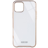 TPU+Glass чехол Venezia для Apple iPhone 11 Pro Max (6.5'') Білий (6895)