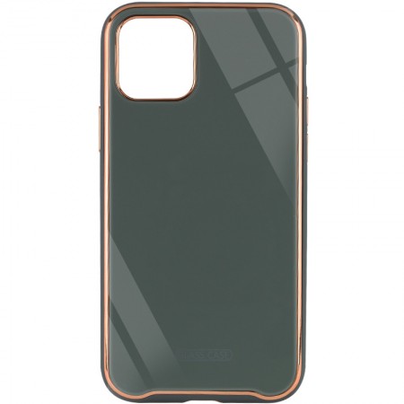 TPU+Glass чехол Venezia для Apple iPhone 11 Pro Max (6.5'') Зелёный (6893)