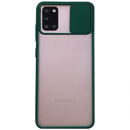 Чехол Camshield mate TPU со шторкой для камеры для Samsung Galaxy A31 Зелёный (27024)