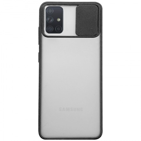 Чехол Camshield mate TPU со шторкой для камеры для Samsung Galaxy A71 Черный (6935)