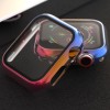PC+Glass чехол Rainbow для Apple Watch 38mm С рисунком (6945)