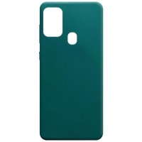 Силиконовый чехол Candy для Samsung Galaxy A21s Зелений (6978)