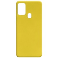 Силиконовый чехол Candy для Samsung Galaxy A21s Жовтий (6977)