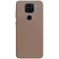 Силиконовый чехол Candy для Xiaomi Redmi Note 9 / Redmi 10X Коричневий (7016)