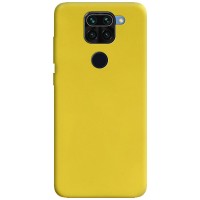 Силиконовый чехол Candy для Xiaomi Redmi Note 9 / Redmi 10X Желтый (29780)