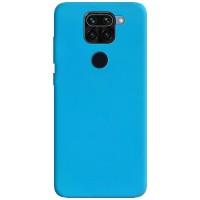 Силиконовый чехол Candy для Xiaomi Redmi Note 9 / Redmi 10X Голубой (7009)