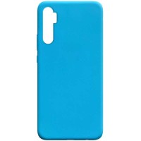 Силиконовый чехол Candy для Xiaomi Mi Note 10 Lite Блакитний (6982)