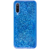 TPU+PC чехол Sparkle (glitter) для Xiaomi Mi 9 Синій (7058)
