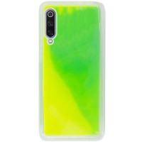 Неоновый чехол Neon Sand glow in the dark для Xiaomi Mi 9 Зелёный (7068)