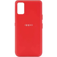 Чехол Silicone Cover My Color Full Protective (A) для Oppo A52 / A72 / A92 Красный (7131)