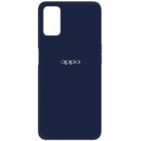 Чехол Silicone Cover My Color Full Protective (A) для Oppo A52 / A72 / A92 Синий (7127)