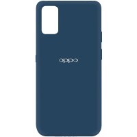 Чехол Silicone Cover My Color Full Protective (A) для Oppo A52 / A72 / A92 Синій (7128)