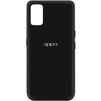 Чехол Silicone Cover My Color Full Protective (A) для Oppo A52 / A72 / A92 Чорний (15776)