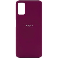 Чехол Silicone Cover My Color Full Protective (A) для Oppo A52 / A72 / A92 Красный (15777)