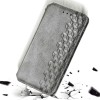 Кожаный чехол книжка GETMAN Cubic (PU) для Xiaomi Mi 10 Lite Серый (7145)