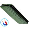 Кожаный чехол книжка GETMAN Cubic (PU) для Samsung Galaxy A21s Зелений (7137)