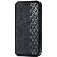 Кожаный чехол книжка GETMAN Cubic (PU) для Samsung Galaxy A21s Чорний (16230)