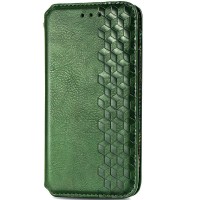 Кожаный чехол книжка GETMAN Cubic (PU) для Huawei Y6p Зелений (7132)