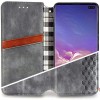 Кожаный чехол книжка GETMAN Cubic (PU) для Huawei Y6p Серый (16226)