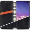 Кожаный чехол книжка GETMAN Cubic (PU) для Huawei Y6p Черный (16227)