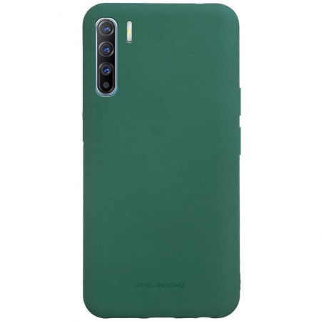 TPU чехол Molan Cano Smooth для Oppo Reno 3 Зелёный (7187)