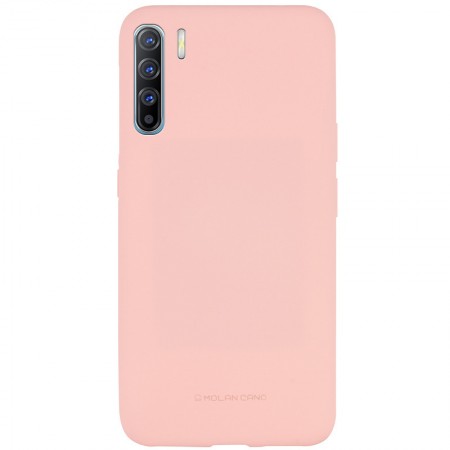 TPU чехол Molan Cano Smooth для Oppo Reno 3 Розовый (7189)