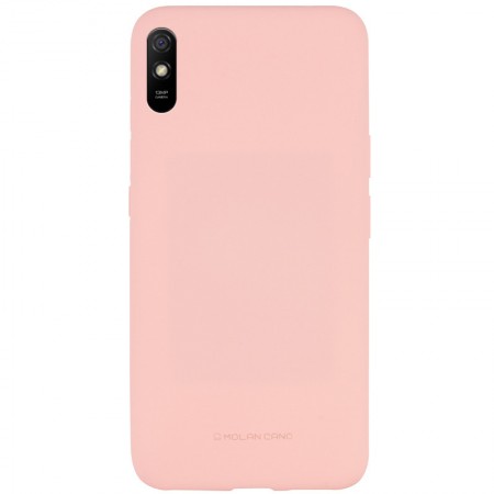 TPU чехол Molan Cano Smooth для Xiaomi Redmi 9A Рожевий (7196)