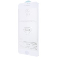 Защитное стекло 5D Hard (full glue) (тех.пак) для Apple iPhone 6/6s (4.7'') Білий (13580)