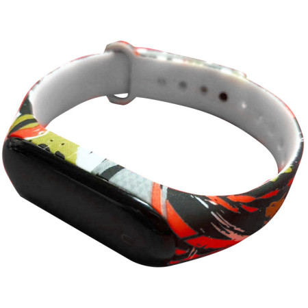 Силиконовый ремешок с рисунком для Xiaomi Mi Band 5 / 6 З малюнком (14141)