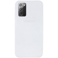 Чехол Silicone Cover Full Protective (AA) для Samsung Galaxy Note 20 Білий (7275)