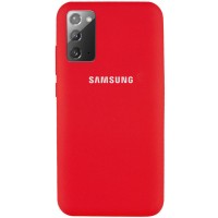 Чехол Silicone Cover Full Protective (AA) для Samsung Galaxy Note 20 Червоний (7276)
