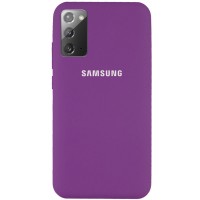 Чехол Silicone Cover Full Protective (AA) для Samsung Galaxy Note 20 Фіолетовий (7281)