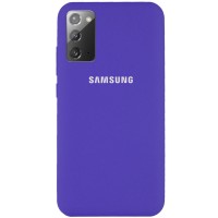 Чехол Silicone Cover Full Protective (AA) для Samsung Galaxy Note 20 Фіолетовий (7282)