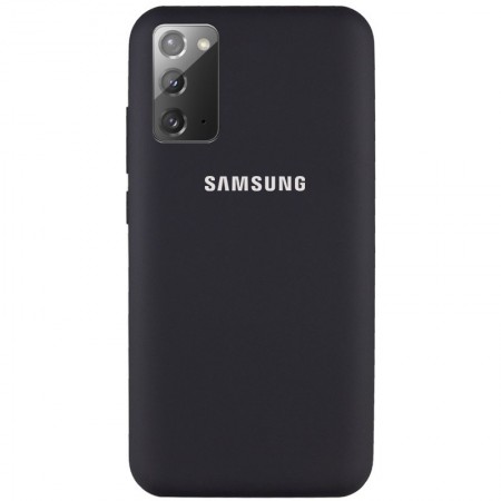 Чехол Silicone Cover Full Protective (AA) для Samsung Galaxy Note 20 Черный (21280)
