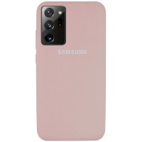 Чехол Silicone Cover Full Protective (AA) для Samsung Galaxy Note 20 Ultra Рожевий (7332)