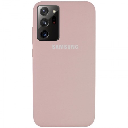 Чехол Silicone Cover Full Protective (AA) для Samsung Galaxy Note 20 Ultra Розовый (7332)