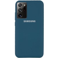 Чехол Silicone Cover Full Protective (AA) для Samsung Galaxy Note 20 Ultra Синій (7333)