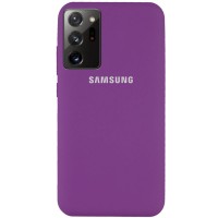 Чехол Silicone Cover Full Protective (AA) для Samsung Galaxy Note 20 Ultra Фіолетовий (7336)