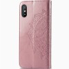 Кожаный чехол (книжка) Art Case с визитницей для Xiaomi Redmi 9A Розовый (7341)