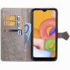 Кожаный чехол (книжка) Art Case с визитницей для Xiaomi Redmi 9A Серый (7340)