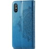 Кожаный чехол (книжка) Art Case с визитницей для Xiaomi Redmi 9A Синій (7342)