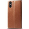 Кожаный чехол книжка GETMAN Gallant (PU) для Xiaomi Redmi 9A Коричневый (7349)