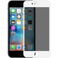 Защитное стекло Privacy 5D (full glue) (тех.пак) для Apple iPhone 7 / 8 / SE (2020) (4.7'') Белый (13587)