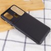 Чехол Camshield Black TPU со шторкой защищающей камеру для Samsung Galaxy A21s Чорний (7409)