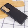 Чехол Camshield Black TPU со шторкой защищающей камеру для Samsung Galaxy A21s Чорний (7409)