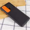 Чехол Camshield Black TPU со шторкой защищающей камеру для Samsung Galaxy A21s Чорний (7411)