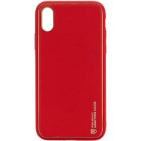 Кожаный чехол Xshield для Apple iPhone XR (6.1'') Красный (19640)
