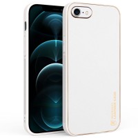 Кожаный чехол Xshield для Apple iPhone 7 / 8 / SE (2020) (4.7'') Білий (30571)